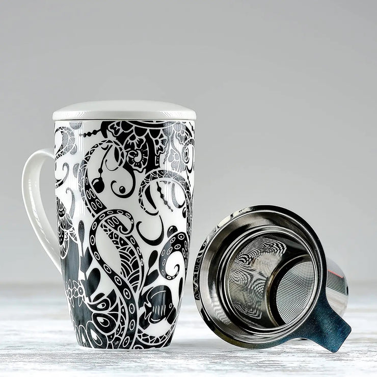 Octopus Coffee and Tea Infuser Mug