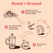 Brainchild Medium Roast Organic Ground Coffee w/Lion's Mane & Cordyceps Mushrooms