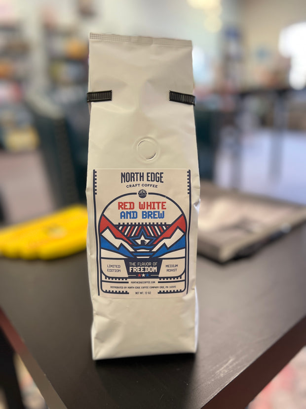 Red White and Brew Whole Bean Medium Roast Coffee