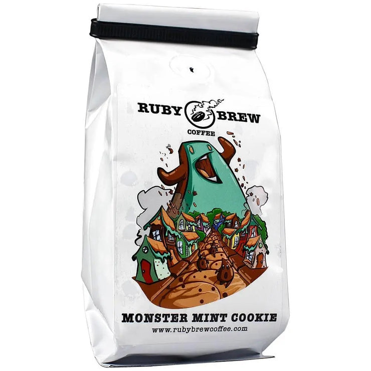 Ruby Brew Monster Mint Cookie Flavored Coffee