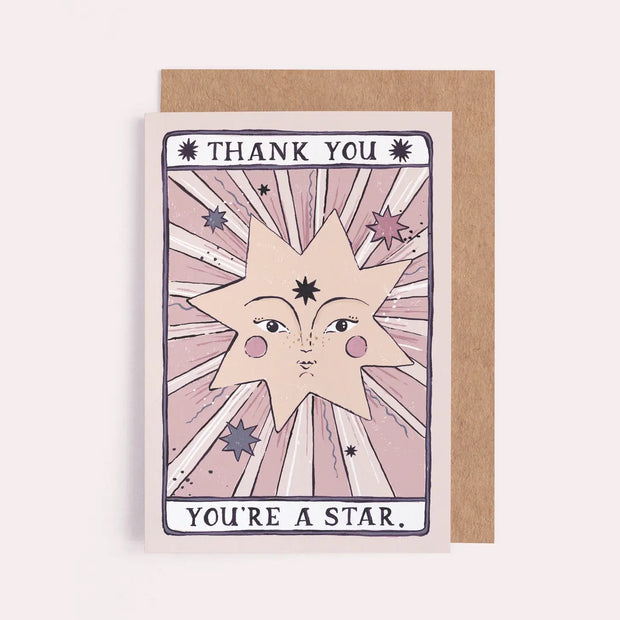 Thank You You're a Star Card