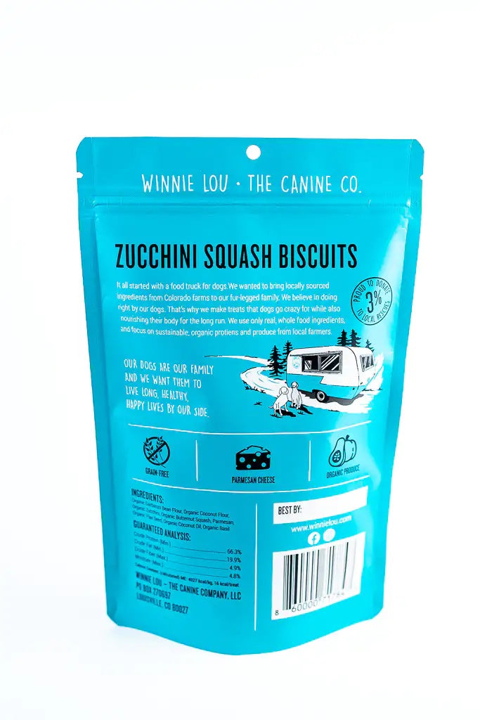 Zucchini Squash Biscuits Dog Treats