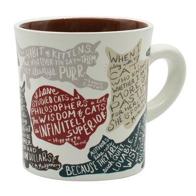 Literary Cat Coffee Mug